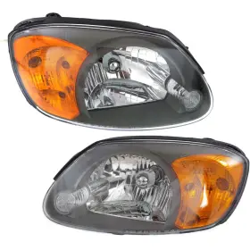 9598243 Evan-fischer Driver And Passenger Side Headlights For Hyundai Accent 2003-2006 Halogen With Bulbs 9598243 Evan-fischer Driver And Passenger Side Headlights For Hyundai Accent 2003-2006 Halogen With Bulbs