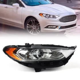 Fdmo-17l-rh Fione For Ford Fusion Headlight Assembly 2017 2018 2019 2020 Halogen Projecto
