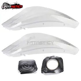 Fittasticy 710597630398 For 2013-2017 Buick Enclave Left And Right Side Headlight Lens Clear Cover Glue Fittasticy 710597630398 For 2013-2017 Buick Enclave Left And Right Side Headlight Lens Clear Cover Glue