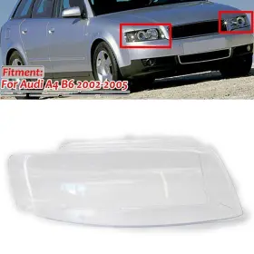 Flashbuyeasy 120001441050 Headlight Headlamp Lens Cover Right Side Fit For Audi A4 B6 2002-2005 Flashbuyeasy 120001441050 Headlight Headlamp Lens Cover Right Side Fit For Audi A4 B6 2002-2005