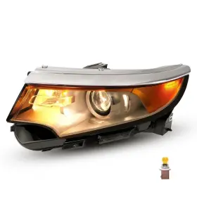 Fo2502291 5 Plugs Projector Headlight Assembly For Ford Edge 2011-2014 Halogen Driver Side