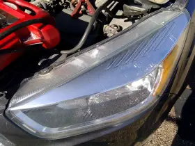 643652 Ford Used Left Headlight Assembly Fits 2017 Escape Halogen With Led Accent Blacked
