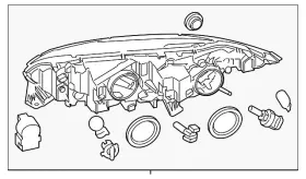 Dt1z-13008-q Ford Genuine 2014-2018 Transit Connect - Composite Assembly Dt1z-13008-q Ford Genuine 2014-2018 Transit Connect - Composite Assembly