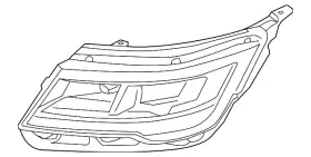 Fb5z-13008-ah Ford Genuine Headlamp Housing