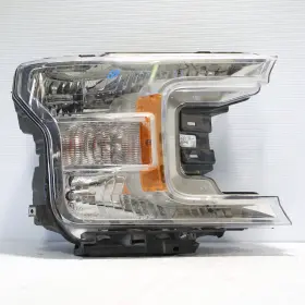 Kl3z13008m Ford 2018-2020 F150 Right Side Headlight Halogen Chrome Bezel Oem