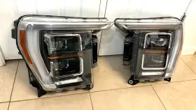 Ml34-13e016-an Ford Oem 2021 2022 2023 F150 Adaptive Dual Led Headlight Lh And Rh With Ballast F-150
