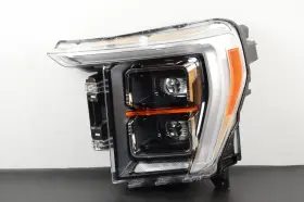Ml3z13008ae Ford 2021-2023 F-150 Left Driver Lh Headlight Dynamic Led Adaptive Chrome Oem