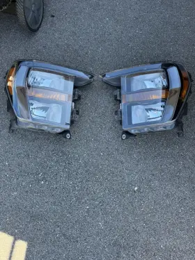 Ml3z13008am Ford Pair 2023 F-150 Xl Stx Halogen Headlights Black Ships Free