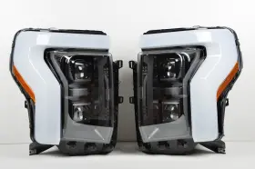 Nl34-13e016-cl Ford 2022-2024 F-150 F150 Lightning Led Headlight Set Left And Right Rh Lh Oem