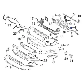 W700843s442 Ford Oe For Focus 2012-2018 Inner Headlight Mounting Screw