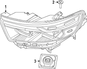 Rb5z-13008-d Ford Genuine Composite Assembly