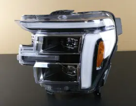 Rl3v-13e017-y Ford Complete 2024-2026 F-150 Headlight Left Driver Side Active Led Chrome Oem
