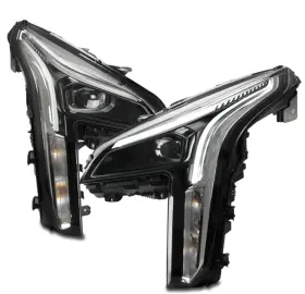 Gm2502501 Gadgetgeekgo For 2019-2022 Cadillac Xt4 Led Drl Chrome Projector Headlight Headlamp Lamp New