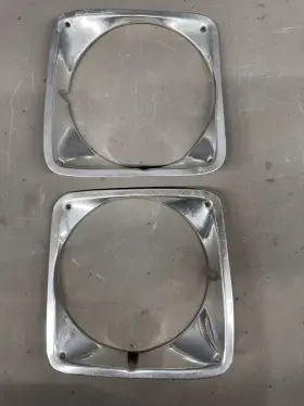 3990705 General Motors 1969-1972 Chevy C/k Pickup Truck Headlight Bezels Buckets Trim Ring C10 K10 K20 3990705 General Motors 1969-1972 Chevy C/k Pickup Truck Headlight Bezels Buckets Trim Ring C10 K10 K20