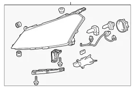 84262931 Gm Genuine Driver Side Headlamp