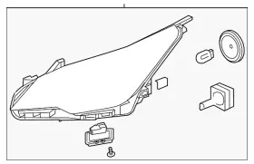 84481562 Gm Genuine Composite Headlamp