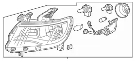 84707376 Gm Genuine Headlamp 84707376 Gm Genuine Headlamp
