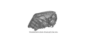 84791977 Gm Genuine Passenger Side Headlamp