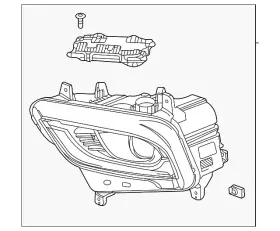 84848266 Gm Genuine Headlamp Assembly 84848266 Gm Genuine Headlamp Assembly