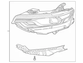 85000017 Gm Genuine Headlamp 85000017 Gm Genuine Headlamp
