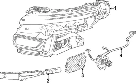 85098289 Gm Genuine Headlamp 85098289 Gm Genuine Headlamp