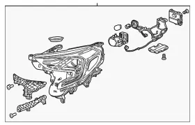 85723589 Gm Genuine Headlamp 85723589 Gm Genuine Headlamp