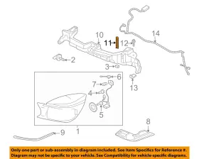 10318847 Gm Oem Headlight Head Light Lamp-mount Panel Retainer