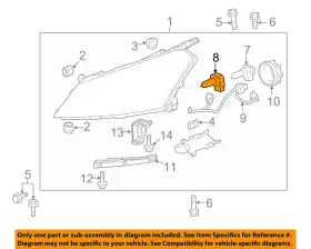 13586976 Gm Oem 13-19 Cascada Front Lamps Headlamp Components-high Beam Bulb 13586976 Gm Oem 13-19 Cascada Front Lamps Headlamp Components-high Beam Bulb