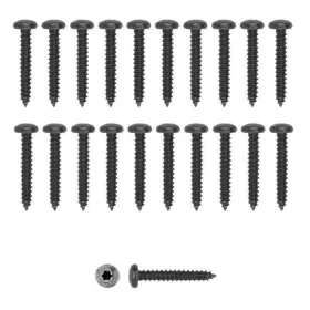 T6r-7007-gm Gm Replacement 20 Black T20#8 X 1 Torx Pan Head Headlight Bumper Bezel Grille Inches