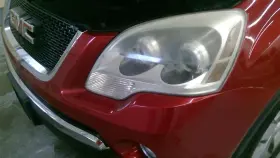 36791 Gmc Used Left Headlight Assembly Fits 2012 Acadia Without Hid L. Clear Lens Gr