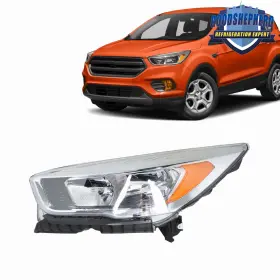Gp757671dh Goodshepherd18 Halogen Without Led Drl For Ford Escape 2017-2019 Chrome Housing Headlight Left Side Gp757671dh Goodshepherd18 Halogen Without Led Drl For Ford Escape 2017-2019 Chrome Housing Headlight Left Side