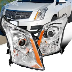 Hp174648 Happy19star For Cadillac Srx 2010-2016 Halogen Projector Left Right Headlights Pair Headlamp Hp174648 Happy19star For Cadillac Srx 2010-2016 Halogen Projector Left Right Headlights Pair Headlamp