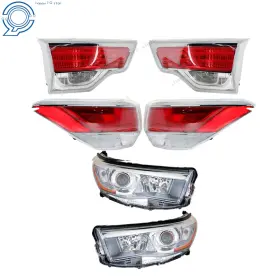Hp84483 Happy19star Left Right Outer Inner Tail Lights Lamps Headlights For Toyota Highlander 14-16 Hp84483 Happy19star Left Right Outer Inner Tail Lights Lamps Headlights For Toyota Highlander 14-16