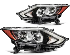 Hd12904401d Hdautoworld Pair Headlights Assembly For 2017-2019 Nissan Rogue Sport Headlamp With Drl