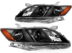 Hd162170a02 Hdautoworld Headlight Assembly Set For Toyota Camry 2.4l 2007-2009 Black Housing Halogen Hd162170a02 Hdautoworld Headlight Assembly Set For Toyota Camry 2.4l 2007-2009 Black Housing Halogen