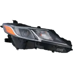 To2503277 Headlightsdepot Right Passenger Side Led Headlight With Drl Fits 2019-2024 Toyota Camry