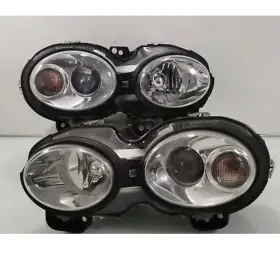 237426-00 Hella 02-08 Jaguar X-type Headlights Halogen Restored Lenses Lh And Rh With New Adjusters