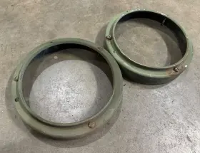 8741446 Hmmwv 7 Inch Humvee Headlight Bezel Rings M998 Military Vehicles Pair Green Oem Trim 8741446 Hmmwv 7 Inch Humvee Headlight Bezel Rings M998 Military Vehicles Pair Green Oem Trim