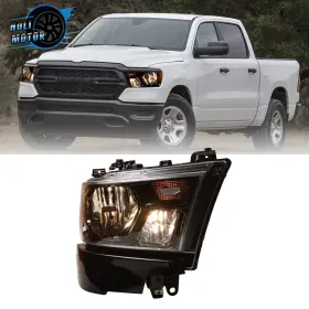 Ch2503329 Holi Motor Right Side Headlight For 2019-2024 Dodge Ram 1500 Halogen Replacement Lamp New