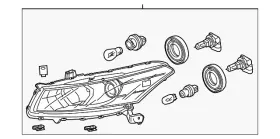 33150-te0-a01 Honda Genuine Headlight Assembly 33150-te0-a01 Honda Genuine Headlight Assembly