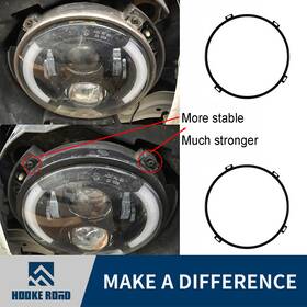 HOOKE ROAD MMR.20034 Round Headlight Mount Bracket Ring Jk