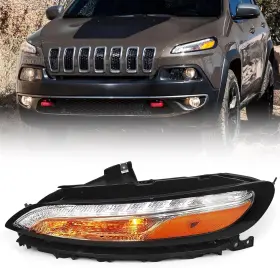 Jpch0016 Huray Headlight For Jeep Cherokee 2014-2018 Driver Side Left Jpch0016 Huray Headlight For Jeep Cherokee 2014-2018 Driver Side Left
