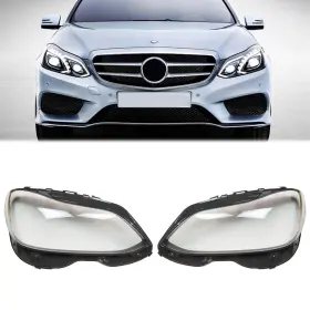 A2128202339 Iaccessoryonline A2129063303/a2128202339 1 Pair Headlight Lens Cover For 2014-2016 Mercedes W212 E-class E350 E500 E250