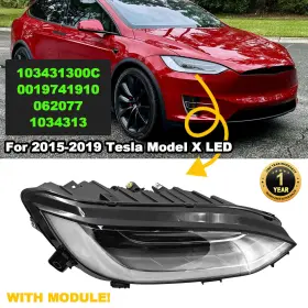 1034313 Imachoice New For 2015-2019 Tesla Model X Led Headlight Assembly Right Passenger Side Rh