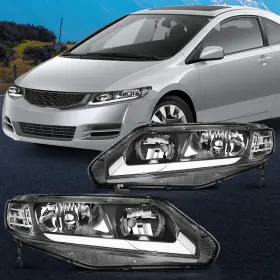 Im12697501p Imcarparts Fits Honda Civic 2006-2011 Headlamps Replacement Headlights Left Right