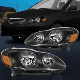 Im12713201m Imcarparts Pair Headlights Assembly Fits 2003-2008 Toyota For Corolla Lh Rh Side Im12713201m Imcarparts Pair Headlights Assembly Fits 2003-2008 Toyota For Corolla Lh Rh Side