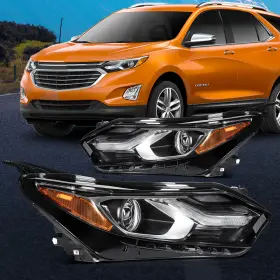 Im12820901s Imcarparts Black Housing For 2018 2019 2020 Chevy Equinox Headlights Assembly Lh Rh Side Im12820901s Imcarparts Black Housing For 2018 2019 2020 Chevy Equinox Headlights Assembly Lh Rh Side