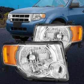 Im16217801p Imcarparts Front Headlights Assembly Fits Ford Escape 2008-2012 Left Right Sides Set Im16217801p Imcarparts Front Headlights Assembly Fits Ford Escape 2008-2012 Left Right Sides Set