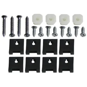 Inl13859 Inline Tube Head Lamp Bezel Mounting Hardware Kit Chrome Surround 1968-69 Chevelle 24pc