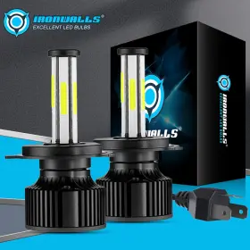 Chu-a9-02134670843 Ironwalls 6-side H4 Led Headlight Bulbs Hb2 9003 6500k For Honda Civic 1992-2003 Chu-a9-02134670843 Ironwalls 6-side H4 Led Headlight Bulbs Hb2 9003 6500k For Honda Civic 1992-2003